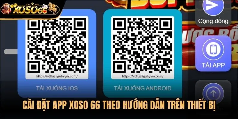 Cài đặt app Xoso 66 theo hướng dẫn trên thiết bị